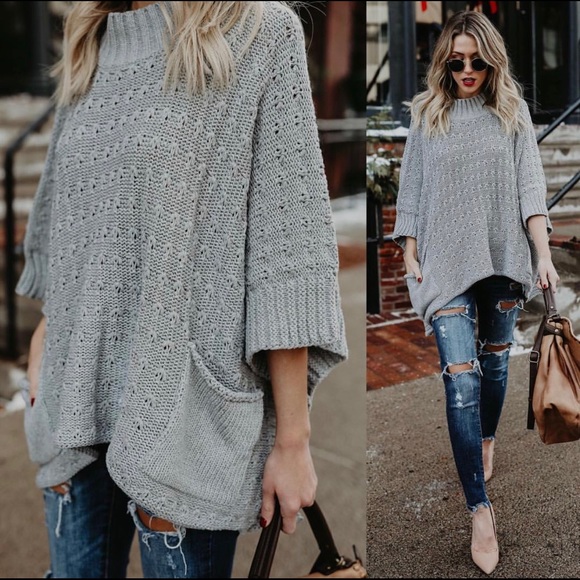 Vici Sweaters - Vici Jo Jo pocketed knit sweater